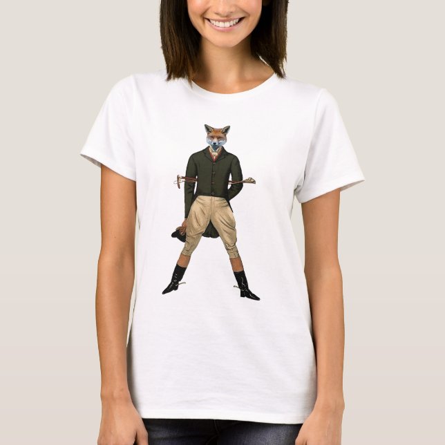 T-shirt Chasse de renard vintage (Devant)