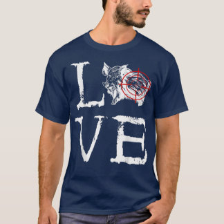 T-shirt Chasse de sanglier sauvage Amour Déplaisant Chasse
