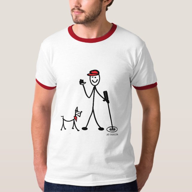 T-shirt Chasse de trésor avec Fido (Devant)