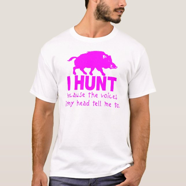 T-SHIRT CHASSE DE VERRAT DE FILLE (Devant)