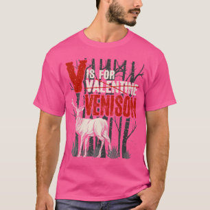 T-shirt Chasse Deer Elk V Est Pour Vénison Jeu Chasse Anim