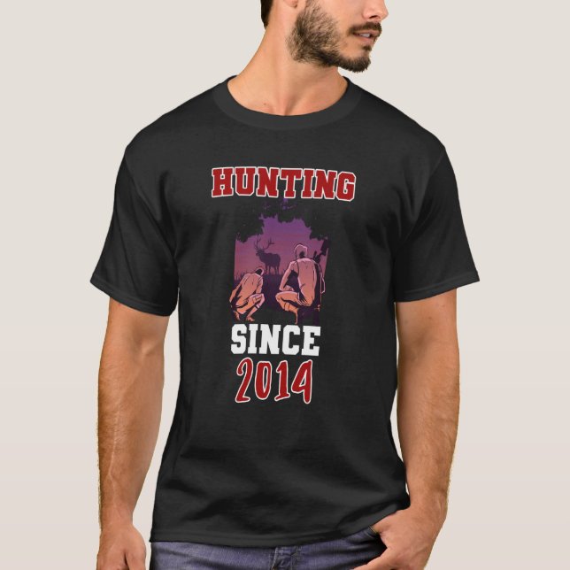 T-shirt Chasse depuis 2014 (Devant)