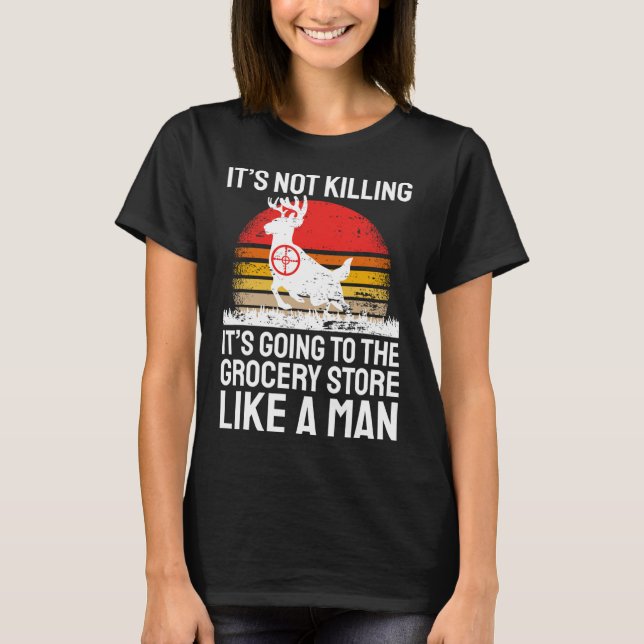 T-shirt Chasse Drôle  (Devant)