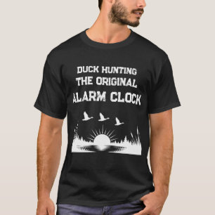 T-shirt Chasse drôle au canard Le réveil original