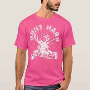 T-shirt Chasse Dur Nap Harder Chasse