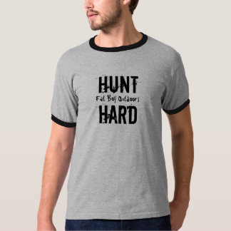 T-shirt Chasse dure, gros garçon dehors