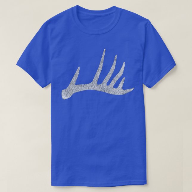 T-shirt Chasse en rack en Shed Antler de cerf blanc  (Design devant)