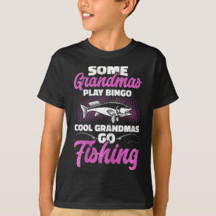 T-shirt Chasse Et Pêche Granny Grandmas Cool Aller Pêcher