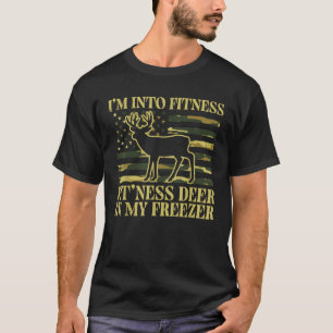 T-shirt Chasse Im Dans Fitness Fit Ness Cerf Congélateur H
