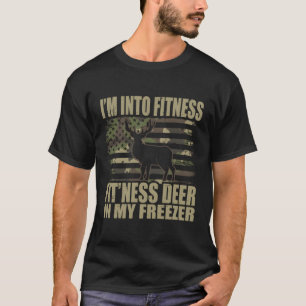 T-shirt Chasse Je Suis Dans Fitness Fit'Ness Deer Dans Mon