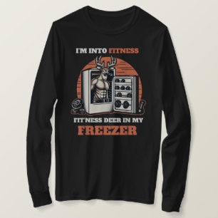 T-shirt Chasse Je suis en forme Deer Congélateur Drôle Cha