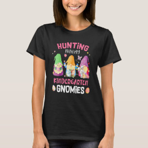 T-shirt Chasse Mignonne Avec Mon Enseignant Gnomies De mat