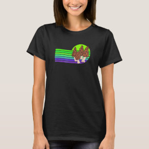 T-shirt Chasse Morel amusante Retro Look 2