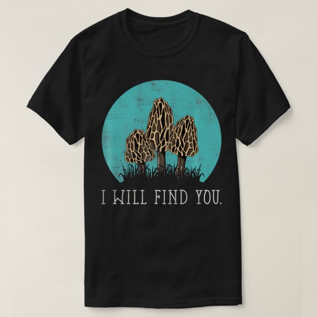 T-shirt Chasse Morel Mushroom Premium (Design devant)