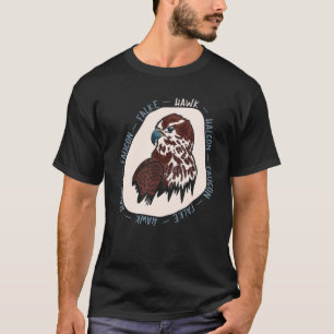 T-shirt Chasse Oiseau Et Prédateur Haucon Faucon Falke Haw