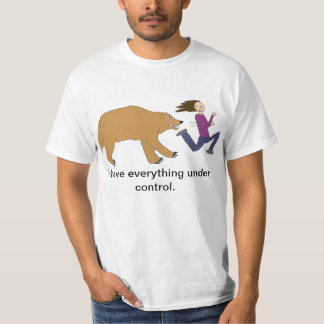 T-shirt Chassé par un ours