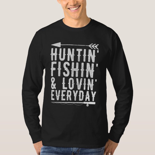 T-shirt Chasse Pêche Amour Quotidien 3 (Devant)