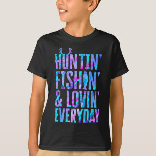T-shirt Chasse Pêche Et Lovin Quotidien Chasse Pêche