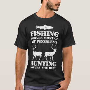 T-shirt Chasse Pêche Humour de Noël Idée de chasseur