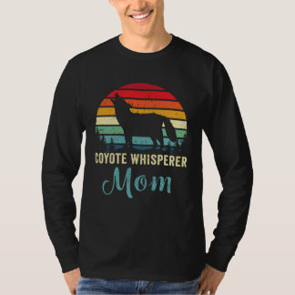 T-shirt Chasse Rétro Coyote Maman Vintage Maman Mignonne Y