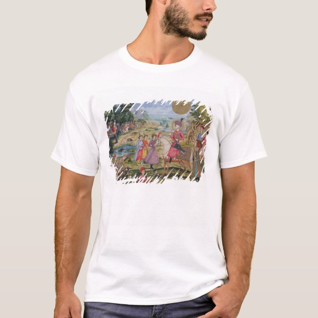 T-shirt Chasse royale, d'Isphahan, l'Iran (Devant)