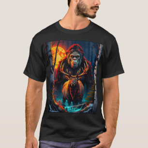 T-shirt Chasse Sasquatch et Elk Moonlit