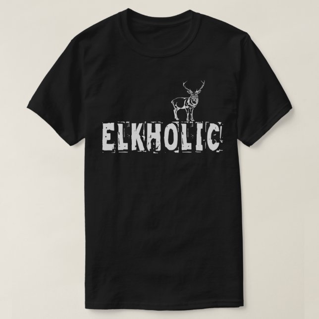 T-SHIRT CHASSE T ELKHOLIC (Design devant)