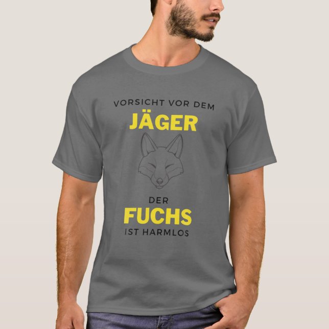T-shirt Chasse Vêtements Fox Chasse Hommes Chasseur (Devant)