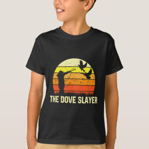 T-shirt Chasse Vintage de colombe rétro