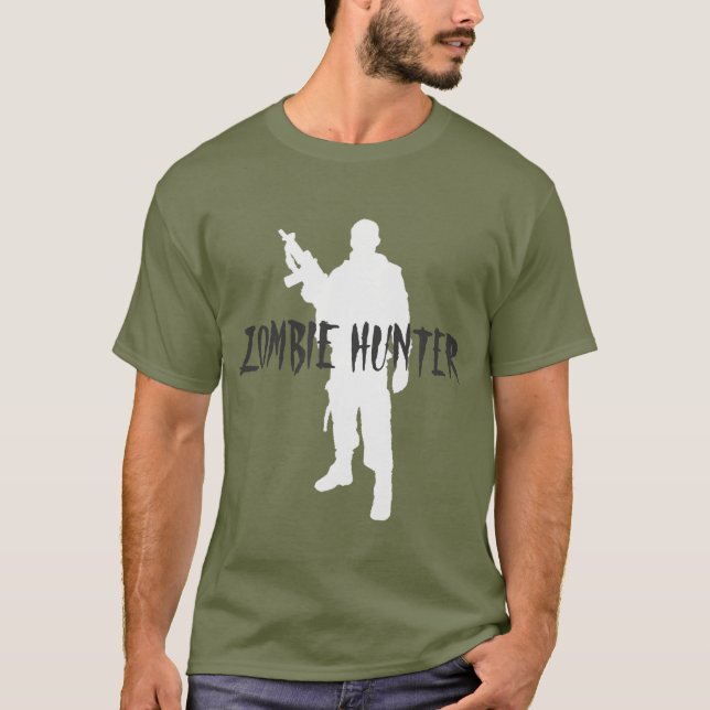 T-shirt CHASSE ZOMBIE -Chemise (Devant)