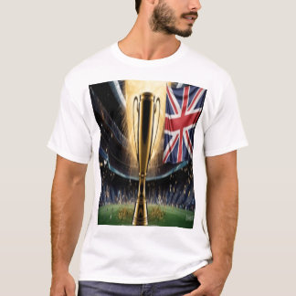 T-shirt Chasser le trophée sous le drapeau britannique