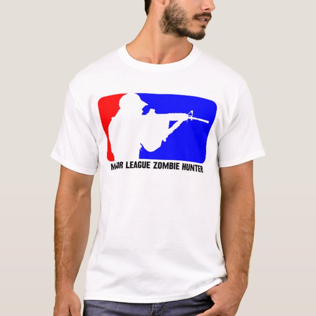 T-shirt chasseur 3 de zombi (Devant)