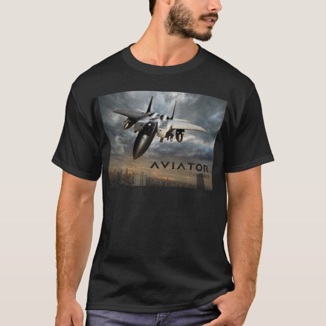 T-shirt Chasseur à réaction de F-15 Eagle (Devant)