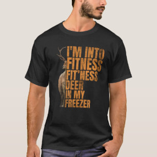T-shirt Chasseur amusant Papa Je suis dans Fitness Deer Fr