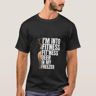 T-shirt Chasseur amusant Papa Je suis dans Fitness Deer Fr