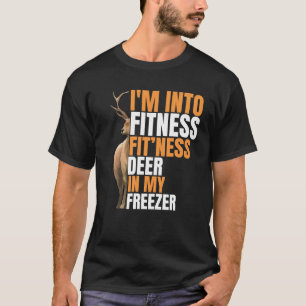 T-shirt Chasseur amusant Papa Je suis dans Fitness Deer Fr