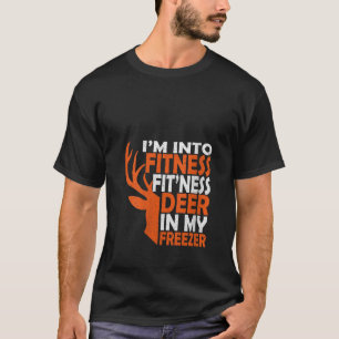 T-shirt Chasseur amusant Papa Je suis dans Fitness Deer Fr