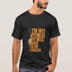 T-shirt Chasseur amusant Papa Je suis dans Fitness Deer Fr
