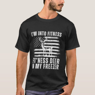 T-shirt Chasseur amusant Papa Je suis dans Fitness Deer Fr