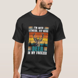 T-shirt Chasseur amusant Papa Je suis dans Fitness Deer Fr