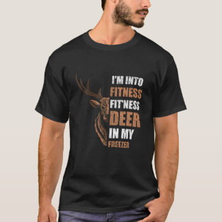 T-shirt Chasseur amusant Papa Je suis dans Fitness Deer Fr