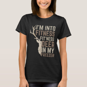 T-shirt Chasseur amusant Papa Je suis en forme Deer Congél