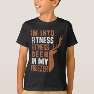 T-shirt Chasseur amusant Papa Je suis en forme Deer Freeze