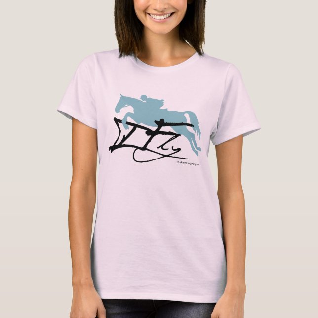 T-shirt Chasseur Cheval Jumper (Devant)