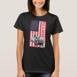 T-shirt Chasseur d'animaux de porc sauvage Hog Assassin Ch