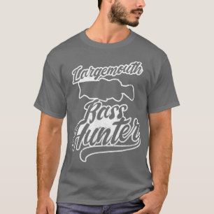 T-shirt Chasseur de basse Conception Basse à grande bouche