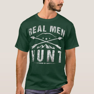 T-shirt Chasseur de boue Véritables hommes chassent pour l