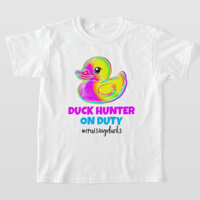 T-shirt Chasseur de canard en service (Poser)