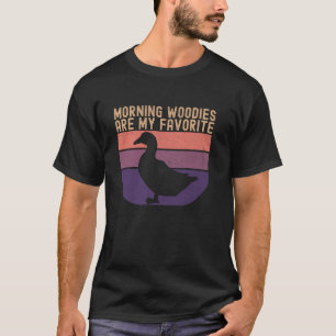 T-shirt Chasseur De Canards Les Bois Du Matin Sont Mon Cha