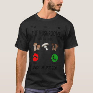 T-shirt Chasseur De Champignons Champignons Appelant Chass